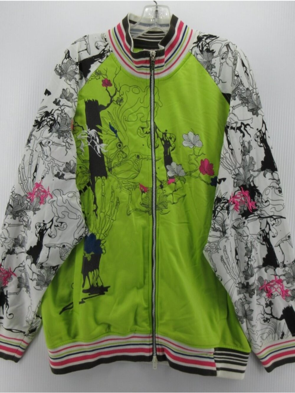 Artful Dodger Jacket XXL Grafitti Art AOP Y2K Streetwear Grunge *